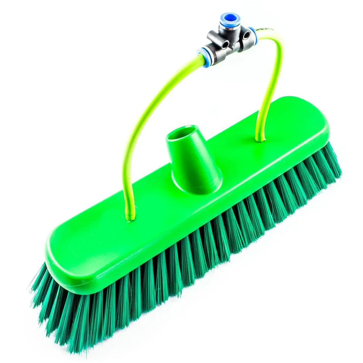 Brush Head (Medium) With Jet Nozzles (2) - 5mm Y Fitting Included - Green