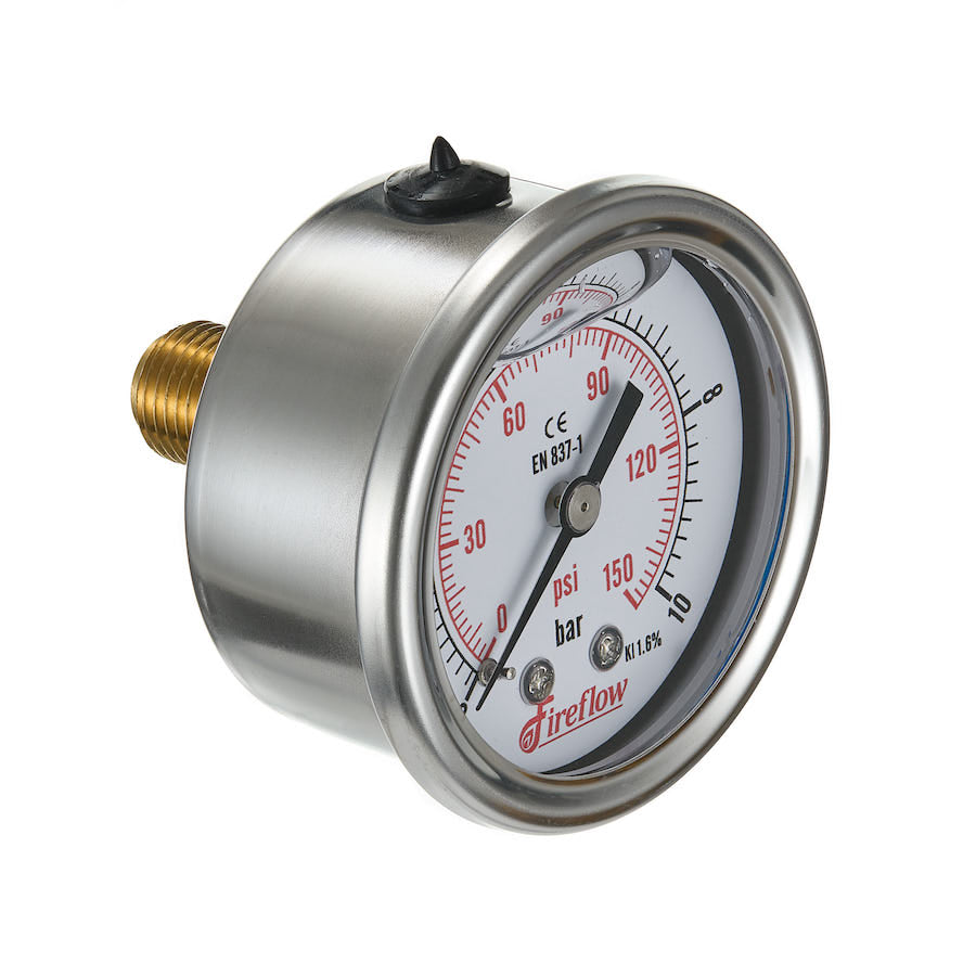 10 Bar Pressure Gauge - Rear Entry