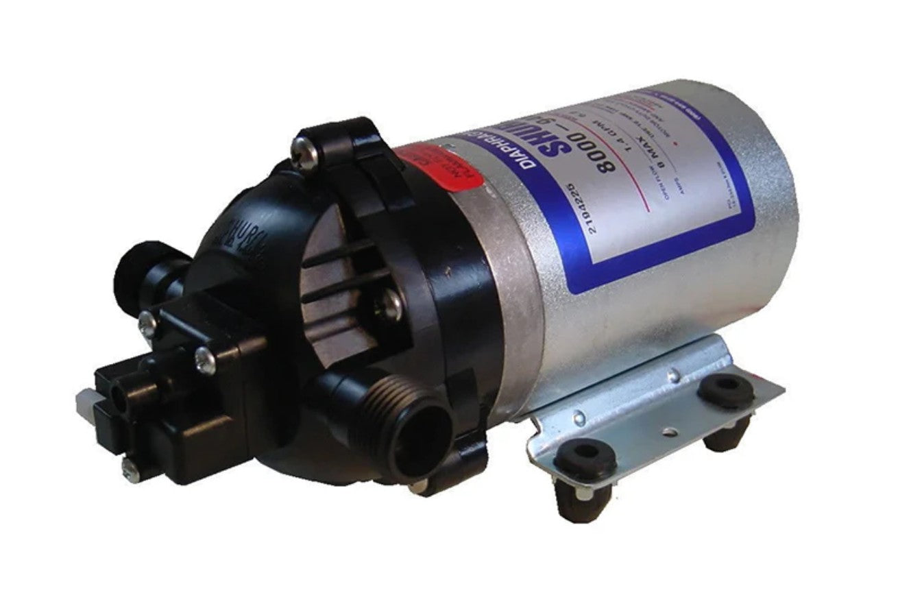Shurflo 8000 - 441 - 138 12 Volt - 100 PSI Water Pump - Run Dry and Auto Stop