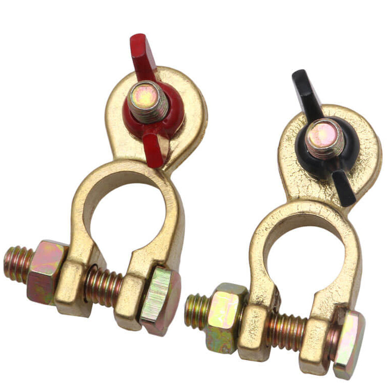 Brass Battery Terminal - Negative