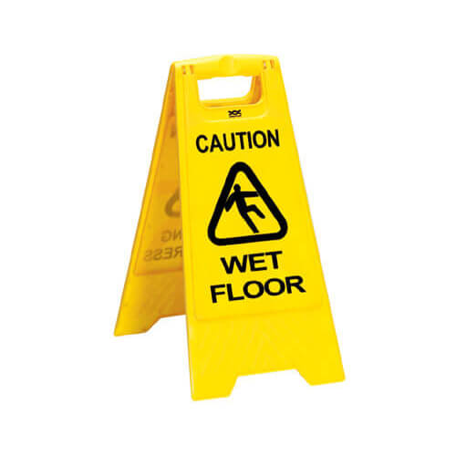 Wet floor sign